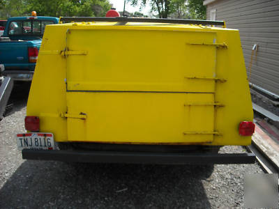 Parking lot sweeper tow behind vac vacuum ultra vac