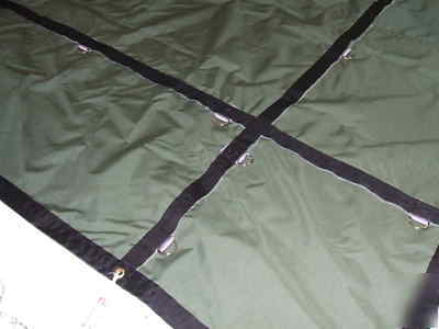 New 40% off lumber smoke cordura steel tarp 10' x 10' 
