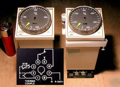 Simple on/off temperature controller 0-600DEG oven/kiln
