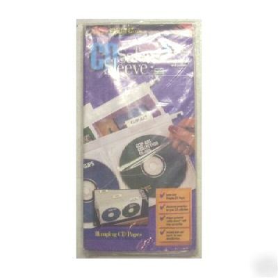 New cd dvd storage holder binding binder sleeve sleeves 