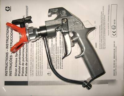 New graco silver gun plus w/517 rac v tip 