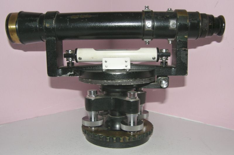Vintage transit level hughes owens path instruments