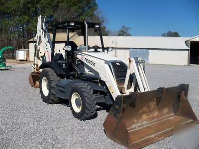 2007 terex TX760B 4X4 loader backhoe - excavator