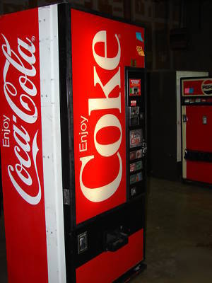 Dixie narco coke can drink soda vending machine cold 