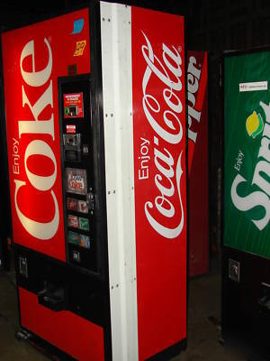 Dixie narco coke can drink soda vending machine cold 