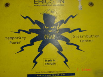 Ericson temporary power distribution center