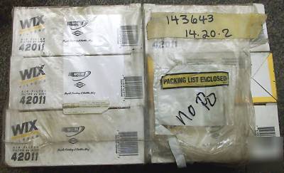 Dana wix automotive air filters lot of 6 42011