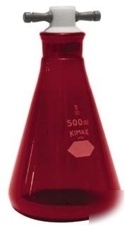 Kimble/kontes kimax erlenmeyer flasks with color-coded
