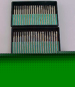 70 pc diamond points-burr set 1/8