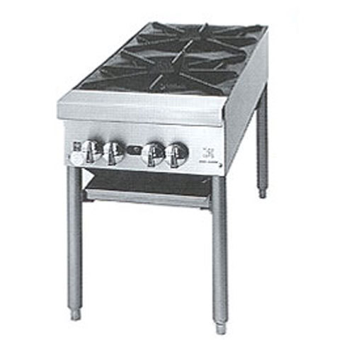 Jade jsp-182 stock pot range, 90,000 btu, (2) two ring 