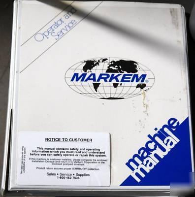 Markem 962 touch-dry ink jet printer / hot stamp coder