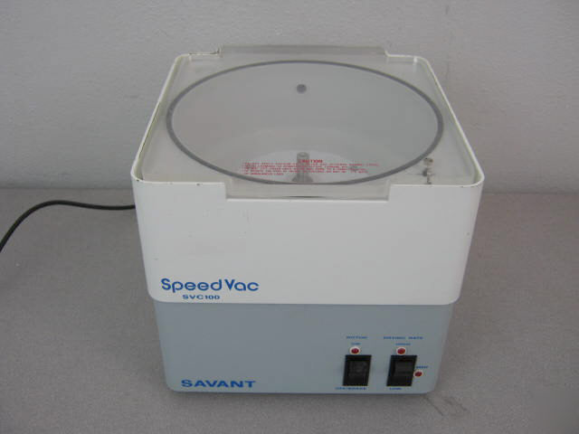 Savant speedvac concentrator centrifuge model SVC100D