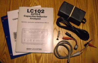Sencore LC102 auto-z capacitor inductor analyzer probes