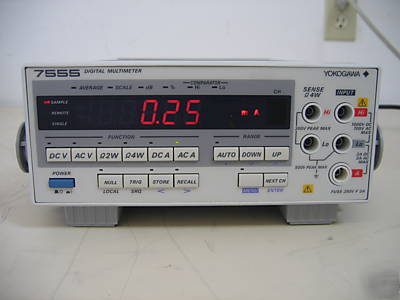 Yokogawa 7555 dmm multimeter 5.5 digit