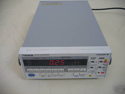 Yokogawa 7555 dmm multimeter 5.5 digit