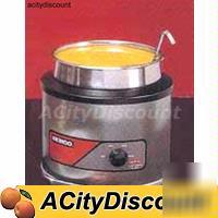 New nemco 11 quart counter top round soup chili warmer