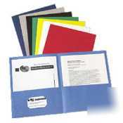 Avery-dennison 2-pocket portfolios embossed paper |1