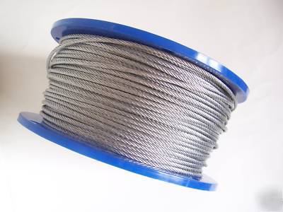 Galvanized wire rope, 1/8