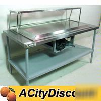Used aero commercial frost top serving buffet table