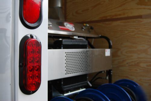 Trailer mounted hot water pressure washer, washers