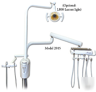 Two - dental 3 handpiece ensembles w/vacuum arm package