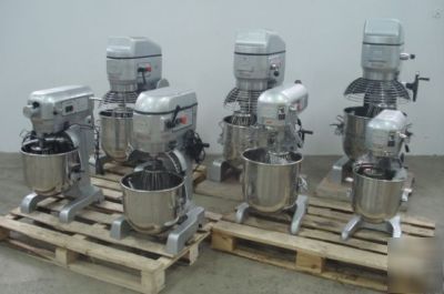 Planetary dough mixer 30L for pizza with spare bowl 