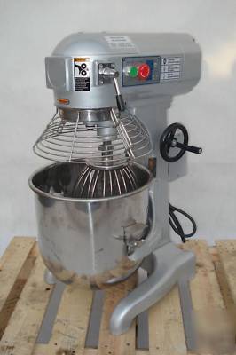 Planetary dough mixer 30L for pizza with spare bowl 