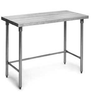 Eagle MT3096GT-bs bakers table, maple wood top with spl