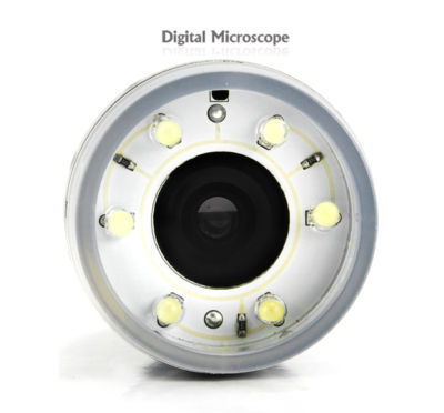 Handheld digital microscope with 300X magnification 
