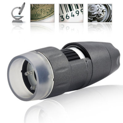 Handheld digital microscope with 300X magnification 
