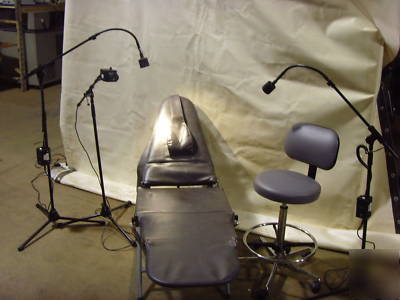 Aseptico portable dental studio- chairs, lights, etc.