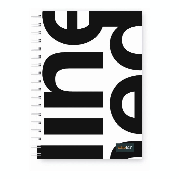 Lined paper notebook 3 sections with folders by whomi