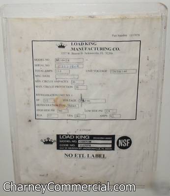 Refrigerated buffet serving table with sneeze gaurd 96