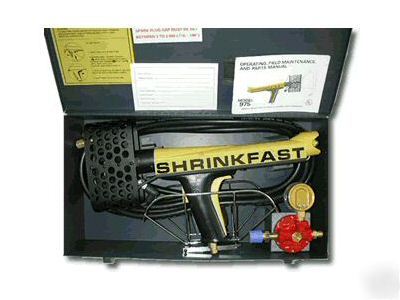 shrinkfast 975 shrink wrap propane gas heat gun w/ kit
