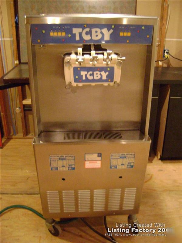 Taylor soft serve ice cream machine tcby 
