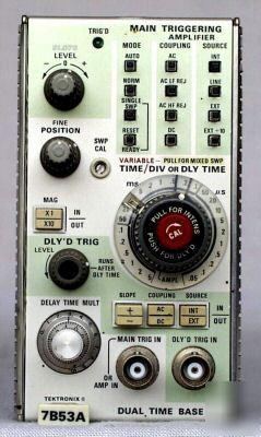 Tektronix 7B53A swp plugin for 7000 series oscilloscope