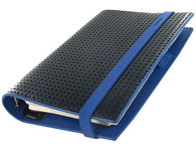 New filofax mode (pocket) organiser black & blue 2010 