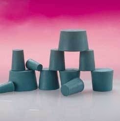 Plasticoid green neoprene stoppers, solid 4--: 4--M350