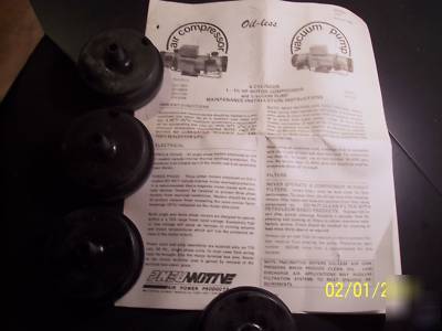 Pneumotive motor compressor & vacuum pump manual