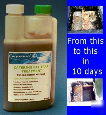 500ML fat trap treatment from aquakat uk