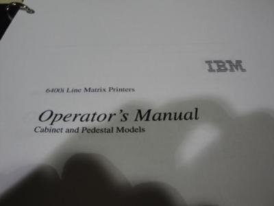 Ibm 6400I - 008 line matrix printer network capable