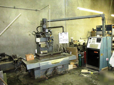 Nc milling machine with hydrolic pump and tape writer