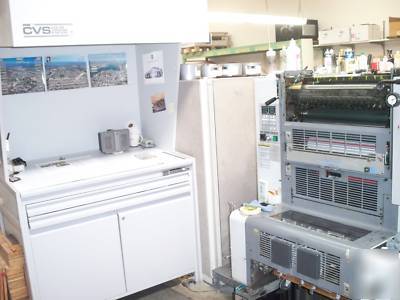 Ryobi 524 hx four color press-hot air dryer-chiller