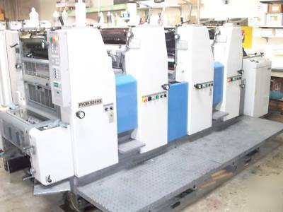 Ryobi 524 hx four color press-hot air dryer-chiller