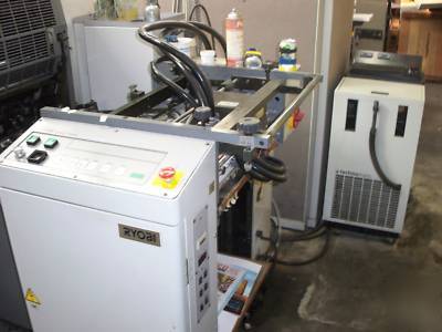 Ryobi 524 hx four color press-hot air dryer-chiller
