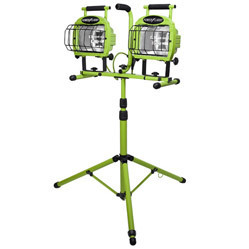 L-5502 1400W double bulb halogen 2-n-1 tripod light