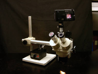 Meiji microscope emtr-2 trinocular 10X/30X nikon camera