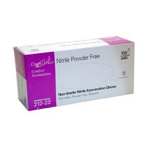 Nitrile medical examination gloves large 100/box