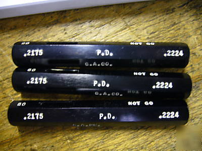 Plug gage 1/4-20 unc-2B no go with handle