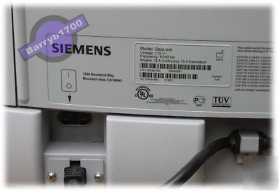 Sequoia c 256 ultrasound machine cardiac package w 3V2C